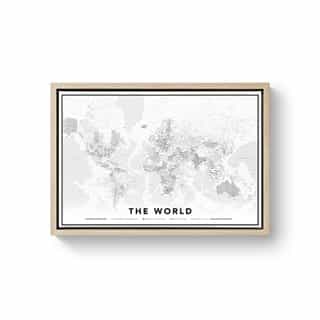 Stecknadeln Weltkarte
